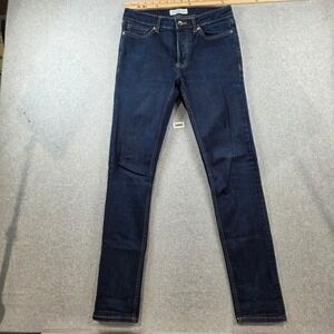 Topman Mens Stretch Skinny Jeans W30 L32 Indigo Blue Denim Pants